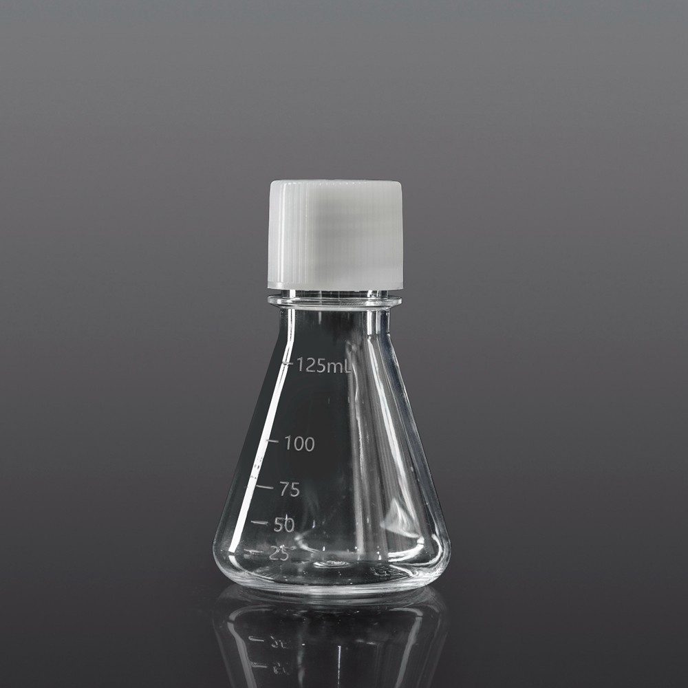 125mL PC Erlenmeyer Flask (Vented,Conical Flask,RNase & DNase Free,Sterile)